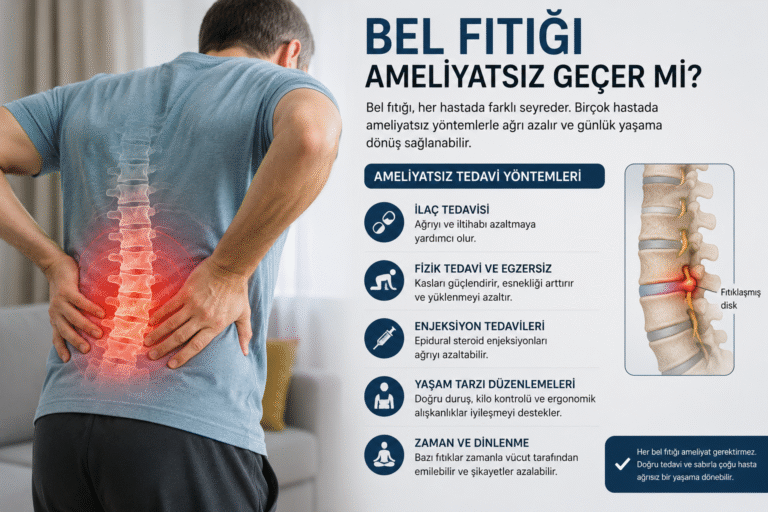bel fıtığı ameliyatsız geçer mi